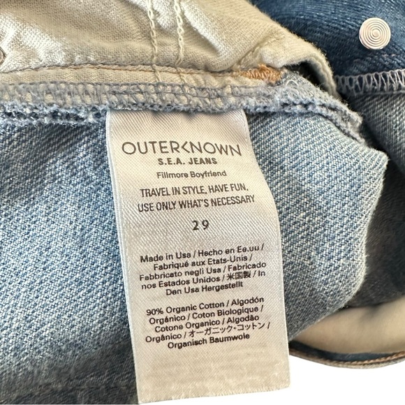 OUTERKNOWN Fillmore Boyfriend S.E.A. Jeans - Picture 9 of 12